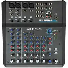 Alesis MultiMix 8 USB FX 8 Channel Mixer w/ Effects / USB Au