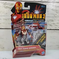 Marvel Iron Man 2 Movie Iron Man Hot Zone Armor 2010 3.75" Action Figure Hasbro