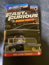 Hot Wheels 1968 Dodge Charger Fast & Furious Dominic Toretto Black HRW50 BNIP