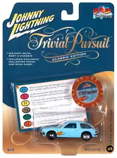 1976 AMC Pacer w/Poker Chip Trivial Pursuit Light Blue Johnny Lightning