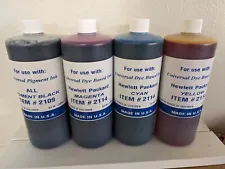 4 x COMPATIBLE BULK INK FOR HP SMART TANK 5000 PRINTER (C-Y-M-K) (4,000ML)