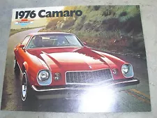 NOS 1976 CHEVROLET CAMARO AND CAMARO Z28 Z/28 DEALER SALES BROCHURE UNCIRCULATED