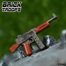 Custom Thompson SMG 413 for Minifigures WWII -NEW- Brick Troops Leyile