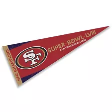 NFC Champions and Super Bowl 2024 LVIII Bound Pennant for San Francisco 49ers