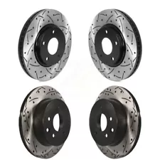 Coated Drill Slot Disc Brake Rotors Front Rear Kit For Infiniti Q45 M45 INFINITI