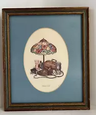 Vintage Artist C. Don Ensor "House Call " Framed Matted Print