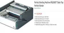 Perfect Binding Machine PB200T