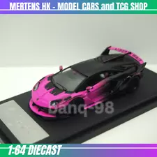 Star Model Lamborghini Aventador LP700-4 GT EVO Black/Pink