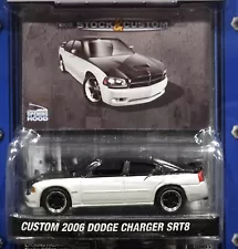 Greenlight 06 2006 Dodge Charger SRT8 Muscle Car Garage Stock & Custom Mopar Wht