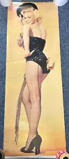 Large Vintage Marilyn Monroe Pinup Door Poster 139cm x 49cm - Nugeron - France