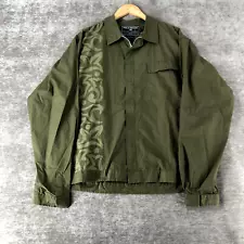 Vintage Polo Sport Ralph Lauren Men's XL Military Jacket Full Zip Green NEW