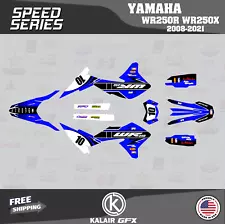 Graphics Kit for YAMAHA WR250X WR250R (2008-2021) Speed Series - Blue