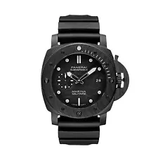 New Panerai Luminor Marina Militare Carbotech 47 mm Carbon Watch PAM02979