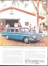 1961 Buick Special, station wagon, blue, 4 doors