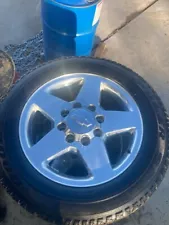 Chevrolet duramax 20” chrome rims with 20% tire