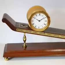 INCLINED PLANE GRAVITY MYSTERY CLOCK by IMHOF, MUSEE INTERNATIONAL D'HORLOGERIE