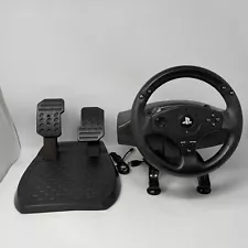 Tested Thrustmaster T80 Playstation PS3 PS4 Racing Steering Wheel Clamp & Pedal