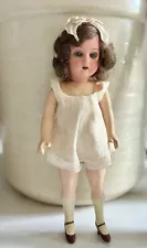 Antique 7” Miniature German All Original Flapper Doll