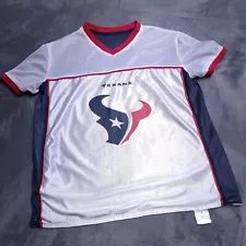 Houston Texans NFL Reversible Flag Football Jersey Size Large Blue White USA