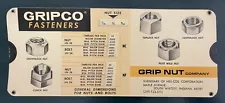 GRIPCO Fasteners VINTAGE 1960s Grip Nut Company Slide Scale Calculator Heli Coil