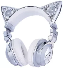 Brookstone Ariana Grande Wireless Bluetooth Cat Ear Headphones limited new