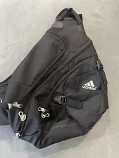 Adidas Sling Backpack Black White Load Spring Crossbody Shoulder Strap Logo