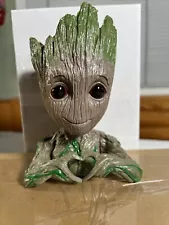 Baby Groot Heart Flowerpot Treeman Succulent Planter Flower Pot Guardians Galaxy