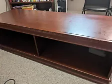 Coffee Table wood cherry finish, Heavy, Local Pick-Up Only