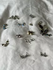 12 x Job Lot Bundle Earrings For Pierced Ears M Mixed Colours