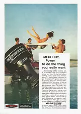 1974 Mercury Outboards 65-HP Merc 650 Boat Motor Engine vintage Print AD