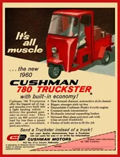 1960 Cushman 180 Truckster - All Muscle! NEW Sign 24x30" USA STEEL XL Size