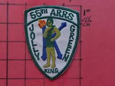 ORIGINAL PATCH USAF US AIR FORCE JOLLY GREEN GIANT RESCUE 55 ARRS BERMUDA 66-70