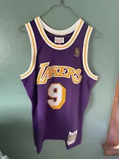 NICK VAN EXEL Los Angeles LAKERS 1996-97 Mitchell & Ness Swingman Jersey Size L