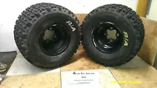 STOCK 9'' DID Rear Wheels & SHREDDER Tires LTZ400 KFX400 TRX450R 400EX TRX250R