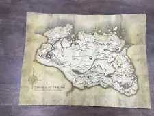 Elder Scrolls V Skyrim Parchment Map 27 X 17 INCHES #3