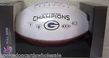 Green Bay Packers 4 time Super Bowl Champs Commemorative Football