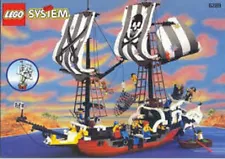 LEGO Pirates Vintage Red Beard Runner Pirate Ship (6289)