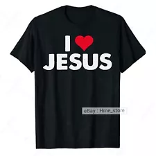 I Love Jesus T-Shirt for Christian I Heart Jesus Christ Religious Tee Gifts