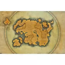 THE ELDER SCROLLS online SKYRIM map wall poster 22 x 34 new Bethesda