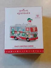 Hallmark Crazy Christmas Camper RV Ornament Light & Sound 2016