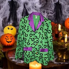 DC Comics The Riddler costume Batman One Size Fits Most Halloween Cosplay