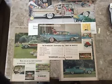 Lot of 4 1959 Mercury Montclair Park Lane Colony Park Wagon*Original* FOMOC ad (For: 1965 Mercury Park Lane)