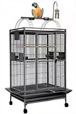 XXLARGE 32"x23"x66"H Parrot Bird Rolling Cage Macaw Cockatoo African Grey Amazon