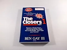 The Closers Part 1 Book Famous Blue Book Sales Closers Bible - Ben Gay III