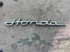 Emblem Old Vintage Script Badge Classic Decal Chrome Logo Auto Moto For HONDA