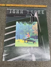 John Deere Commercial Front Mowers For 1996 Sales Brochure 11 Pages