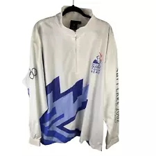 Marker Salt Lake 2002 Olympic Torch Relay Windshell Pullover 1/4 Zip NWT sz 3XL