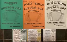 Slovenian Button Box Accordion Sheet Music Song Instruction Book PDF & CD Set