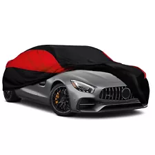 For Mercedes-Benz Full Car Cover Outdoor Waterproof Sun Rain UV Protection Black (For: Mercedes-Benz)