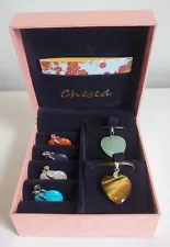 Chesed Semi-precious Stone Collection Hearts